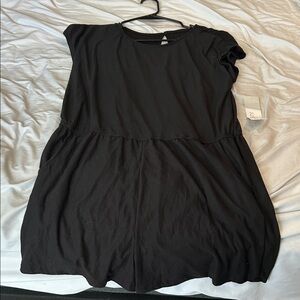 NWT‎ just be Black Short romper